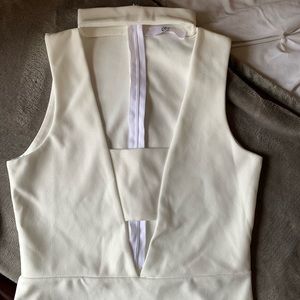 Missguided | Keyhole white bodysuit